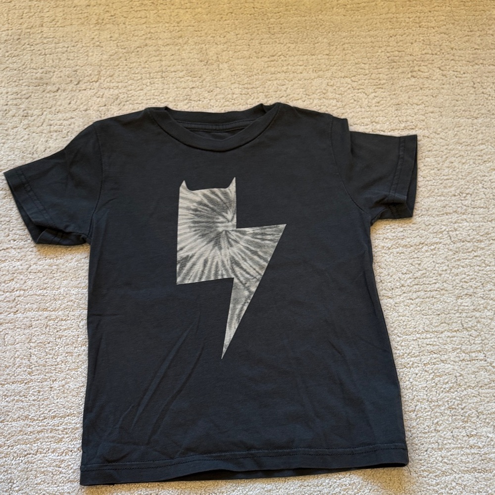 Munster Black Tee with Silver Graphic
